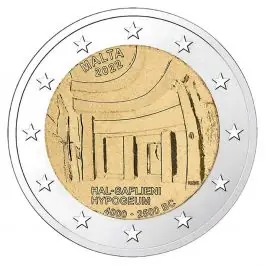 Malta 2022: Speciale 2 Euro unc:"Hypogeum Van Hal Saflieni" Tani