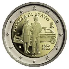 Ostatnia szansa Italië 2022: Speciale 2 Euro unc: "Politie"