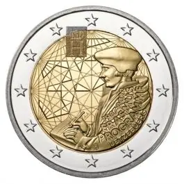 Luxemburg 2022: Speciale 2 Euro unc:"Erasmus" 2022 Ekspresowa dostawa