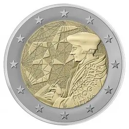 Litouwen 2022: Speciale 2 Euro unc: "Erasmus" Promocja