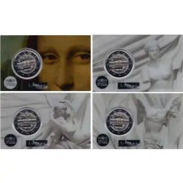 Promocja Frankrijk 2025: Speciale 2 Euro unc: "Louvre" Coincard Set