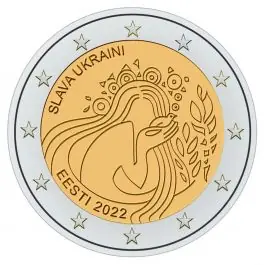 Estland 2022: Speciale 2 Euro unc: "Oekraine" Promocja