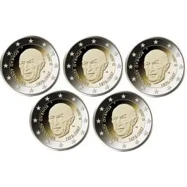Duitsland 2026: Speciale 2 Euro unc:"Konrad Adenauer": A, D, F, G, en J Bezpieczna płatność
