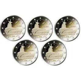 Duitsland 2026: Speciale 2 Euro unc:"Bremen": A, D, F, G, en J Autentyczny