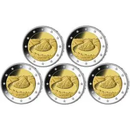 Szybka dostawa Duitsland 2025: Speciale 2 Euro unc:"Saarland": A, D, F, G, en J