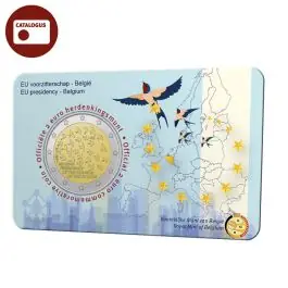 België 2024: Speciale 2 Euro: "EU Voorzitterschap" BU in coincard NL Najlepsza cena