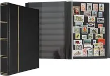 Insteekboek - Zwart - A4 - 64 zwarte bladzijden - Leder Ostatnia szansa