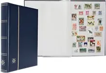 Wysoka jakość Insteekboek - Blauw - A4 - 64 witte bladzijden - gewatteerde kunstleren band