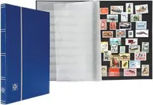 Insteekboek - Blauw -A4 - 32 zwarte bladzijden - ongewatteerde band Bezpieczna płatność