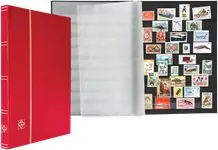 Nowość Insteekboek - Rood -A4 - 32 zwarte bladzijden - ongewatteerde band