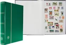 Insteekboek - Groen - A4 - 64 witte bladzijden - ongewatteerde band Oferta limitowana