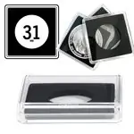 Bezpieczna płatność QUADRUM vierkante muntcapsules voor munt Ø 31 mm -50 st.