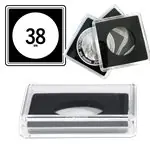 Najlepsza cena QUADRUM vierkante muntcapsules voor munt Ø 38 mm -50 st.