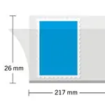HAWID Stroken - 217x26 mm - transparant- 25 stuks Najlepsza cena