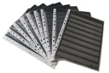 Tylko dziś A4 zwart insteekkaart met 9 stroken, met plastic hoes - 1 stuk