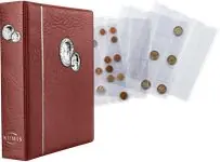 Rood NUMIS-muntenalbum Autentyczny