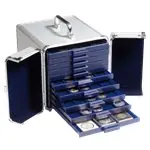 Aluminium muntenkoffer Autentyczny