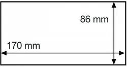 BASIC 176 bankbiljet hoezen - pak a 50 stuks Wyprzedaż