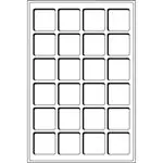 Losse extra tableaus - TAB 24 - Blauw Ekspresowa dostawa