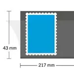 Oferta limitowana HAWID Stroken - 217x43 mm - zwart - 25 stuks