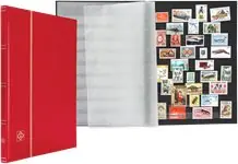 Insteekboek - Rood - A4 - 16 zwarte bladzijden - ongewatteerde band Oferta