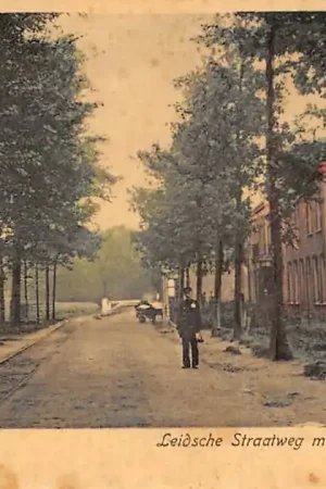 Voorschoten Leidsche Straatweg met Tol 1908 HC61332 Nowość