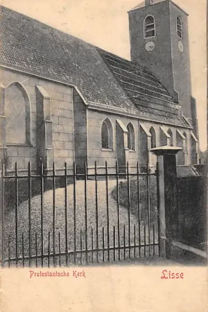 Lisse Protestantsche Kerk 1900 HC61291 Darmowa dostawa