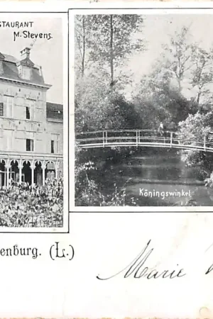 Valkenburg (LB) Hotel Restaurant M. Stevens en Koningswinkel 1901 Limburg HC61271 Wysoka jakość