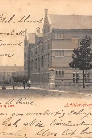 Bergen op Zoom Artillerie kazerne 1902 Militair Noord-Brabant HC61268 Promocja