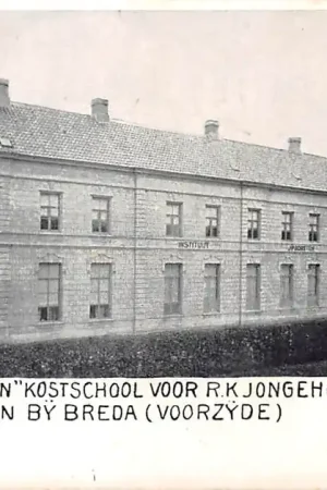 Oryginalny Dongen bij Breda Instituut Borsten Kost school voor R.K. Jongeheeren Voorzyde 1902 Noord-Brabant HC61115