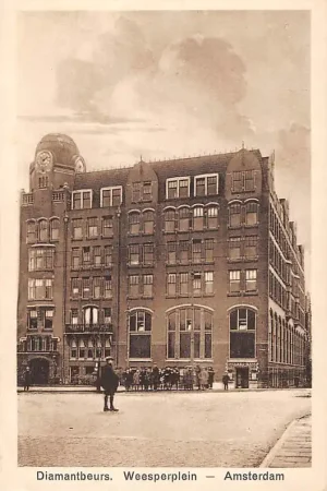 Tylko dziś Amsterdam Diamantbeurs met volk HC61105