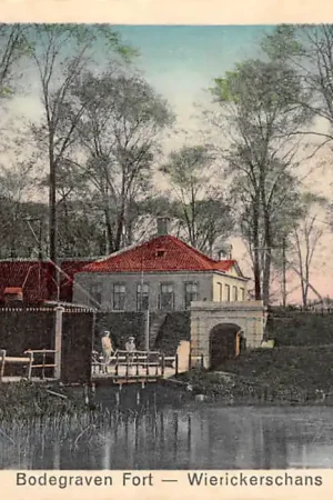 Bodegraven Fort Wierickerschans 1931 Nieuwerbrug aan de Rijn Militair HC61049 Darmowa dostawa