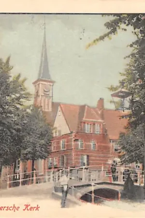 Delft Luthersche Kerk 1900 HC60987 Wyprzedaż