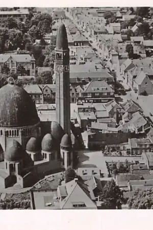 Waalwijk R.K. Kerk 1948 KLM Luchtfoto No. 16214 Noord-Brabant HC60950 Premium