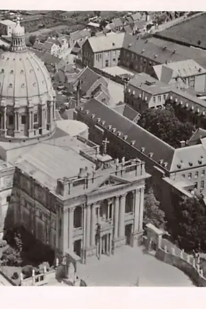 Autentyczny Oudenbosch St. Pieter 1948 KLM Luchtfoto No. 7085 HC60956