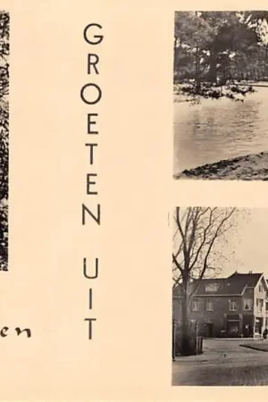 Bilthoven Groeten uit 1947 Huize De Middag Emmaplein en Kanovijver HC60903 Szybka dostawa