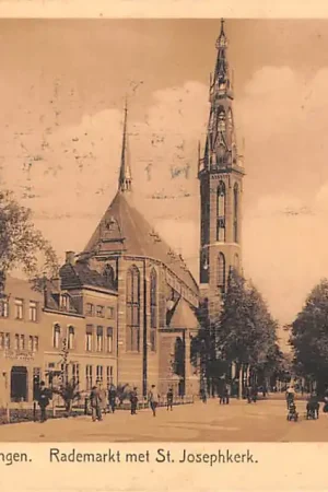 Szybka dostawa Groningen Rademarkt met R.K. St. Joseph kerk 1929 HC60767