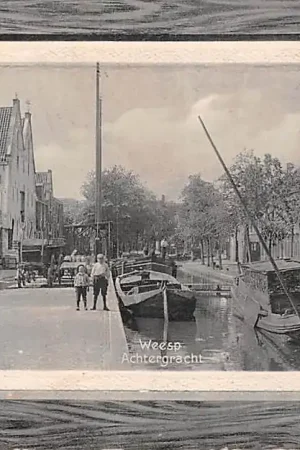 Bezpieczna płatność Weesp Achtergracht Binnenvaart schepen 1911 HC60701