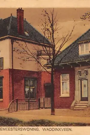 Waddinxveen Postkantoor met burgemeesterswoning HC60636 Ekspresowa dostawa