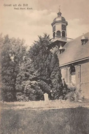 Autentyczny De Bilt Ned. Hervormde Kerk 1917 HC60551