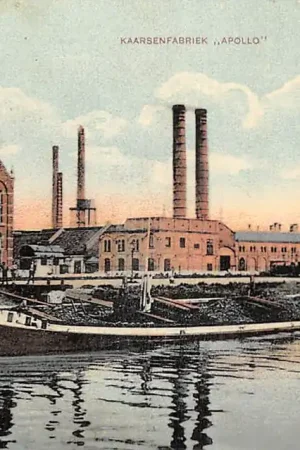 Darmowa dostawa Schiedam Kaarsenfabriek Apollo ( gefuseerd met Kaarsenfabriek Gouda )1909 Binnenvaart schepen Scheepvaart HC60574