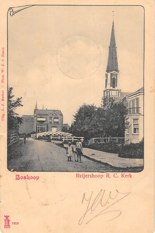 Boskoop Reijerskoop R.C. Kerk 1902 HC60572 Wyprzedaż