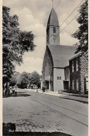 Szybka dostawa Driebergen Ned. Herv. Kerk met tramspoor 1938 HC60427