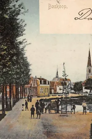 Ostatnia szansa Boskoop Reierskoop met Remonstranse Kerk 1903 HC60293