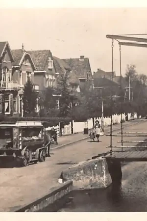 Boskoop Rozenlaan Groenteboer met Paard en wagen 1951 HC60300 Tylko dziś