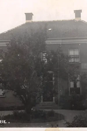 Zuilichem N.H. Pastorie 1940 Fotokaart Bommelwerwaard Zaltbommel HC60366 Tylko dziś