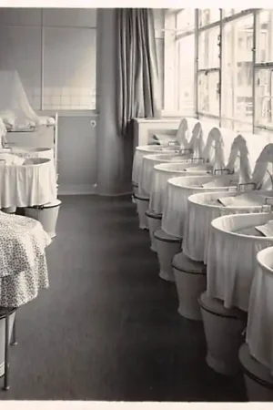 Rotterdam Westersingel 115 Diaconessenhuis Babykamer 1941 Ziekenhuis HC60228 Popularny