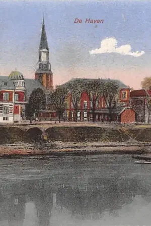 Arnhem Haven met woonark Scheepvaart HC60196 Autentyczny