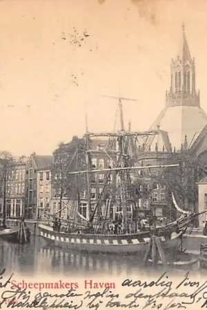 Szybka dostawa Rotterdam Scheepmakers Haven Zee- en Binnenvaart schepen 1900 HC60176