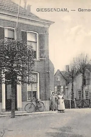 Giessendam Gemeentehuis ( Nauta 6027 ) Alblasserwaard HC60042 Oryginalny